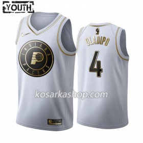 Dres Indiana Pacers Victor Oladipo 4 Nike 2019-20 Bijela Golden Edition Swingman - Dječji